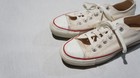 Vintage Converse All Star Chuck Taylor Low Top Shoes Made In Usa White Size 6 5