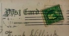 Rare Ben Franklin One Cent Stamp On A Postcard