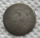 1829 Capped Bust Silver Half Dime Rare Key Date Cleaned Scratched Hole Filler