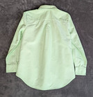 Ralph Lauren Boys 7 Light Green Oxford Button Down Shirt Long Sleeve Cotton