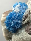 Rare Electric Blue Cavansite Collector Mineral Specimen  Wagholi Quarry  India