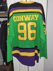 Head Gear Classics Mighty Ducks Charlie Conway 96 Hockey Jersey Stitched Sz 3xl