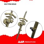 Scottish Kilt Pins Us Marine Corps Highland Kilts Pin 4  Gold Chrome Finish Aar