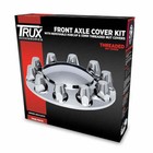 Thub-frp33 Front Axle Cover Kit With Removable Hubcap   33mm Threaded Nut Covers