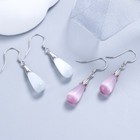 Fashion Women Elegant Moonstone Opal Earrings Tassel Teardrop Retro Style 1301