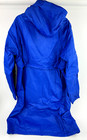 Mens 2xl Blue Speedo Team Swim Parka Fleece Lined Hood 2 Way Zip Jacket  Nwt