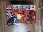 Nice   Pokemon Stadium Nintendo 64 N64 Complete Box Cib Gameboy Transfer Pak