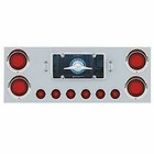 Rear Enclosed Center Tail Light Panel Red Lens Mirage Leds Stainless Up 34498
