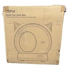 Automatic Self Cleaning Cat Litter Box Smart Plug In Enclosed Large White