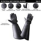 3s Tactical Leather Riot Control Glove  Hard Knuckle - 3sg-t5