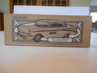 Vintage 2000 Ertl 1 25 Scale 1957 Chevy Bel Air Car  Diecast Metal Bank   20007p