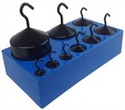 4-2500-2 Hooked Weight Set  Powder-coated Cast-iron  Nine-piece