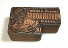 Vintage Metal And Wood Letterpress Printing Blocks X4 Printers Blocks Lot 2