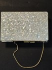 Vintage 1950s Crushed Mother Of Pearl Compact Purse Minaudiere Carryall Powder P