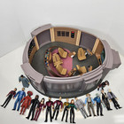 Vintage 1993 Playmates Star Trek Next Generation Bridge Playset With 16 Figures 