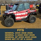 Polaris General 1000 4 1000 xp 1000 2016-2026 Ceramic Brake Pad Set Front   Rear