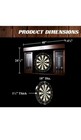  40 Inch Dartboard Cabinet With Led Lights  40 Inch X 4 375 Inch X 24 625 Inch