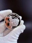 Vtg 1984 Sunshine Mine Centennial Art Round 1 Troy Oz 999 Fine Silver In Capsule
