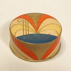 Empty Rare Vintage Argentine Meede Art-deco Style Face Poudre powder Box