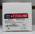 2 Pack Titan Hd Prcf20a Motor Run Capacitor 20 Mfd 440 370vac Round  new 