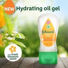 1x Johnson s Baby Hydrating Oil Gel Fresh Blossom Scent 200ml Moisture Lock