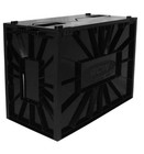 Bcw Short Comic Bin Stackable W  Locking Lid  black Plastic  -  Free Shipping 