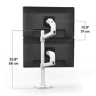 Ergotron Lx Dual Stacking Monitor Arm - 2 Monitors Supported - Up To 45-509-216