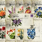 Junk Journal Supplies  Vintage Style Ephemera Post Cards  Scrapbook Usa Seller