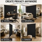 Room Divider  72x72inch Large Single Panel Privacy Screen With Thickened
