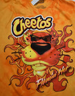 Cheetos Mens Cheetos Flamin  Hot Chester Cheetah Fire Breath Shirt Nwt S-3xl