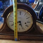 Howard Miller Worthington Mantel Clock 613-102 Oak Yorkshire Finish Chimes 1958