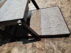 Pet Loader Max 22    X 18  Platform 3 Step 250lb  Carpeted Dog Stairs Fold Up Easy