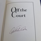 Off The Court - Signed By Tennis Legend Arthur Ashe - His Memoirs  1st Edition