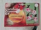 Vintage Walco Push Pin Sequin Beaded Christmas Ornament Kit  3449 Mice
