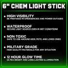 Ultra Bright Green Glow Sticks Emergency Chem Lights 6   25 Pack 12 Hour Bulk
