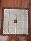 Vintage Burberrys Silk Scarf 28x28 Brown