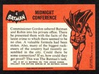 Batman Trading Card Vintage 1989   1966 Deluxe Reissue Edition