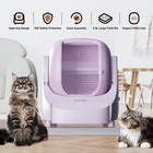 Dvpets Open-top Self Cleaning Cat Litter Box  Automatic Cat Litter Box With App