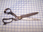 Vintage Compton 14  U Set Shears Scissors Newark Nj Brass Screw Heavy Duty