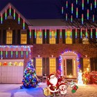 Meteor Shower Rain Lights - Outdoor Multicolor Christmas Decor 12 Inch 8 Tube   