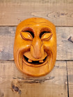 Pair Of Hand Carved Wooden Masks Wall Hanging decor