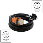 25 Ft  6 3 8 1 4-prong Stw Indoor outdoor Extension Cord 14-50p To Ss2-50r Rv 50