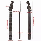 Stainless 22 Fret Electric Guitar Neck Wenge Fretboard For Diy Fender St Start
