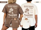 Honeymoon Club Shirt  Custom Mr And Mrs Shirts  Newlywed Wedding Shirt Hot New