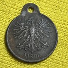 Vintage National Ski Patrol Norse God Ullr Good Luck Snow Skiing Metal Keychain