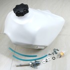 For Honda Atc 350x Three-wheeler White Plastic Gas Fuel Tank And Cap 1985 1986