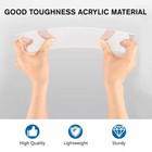12 In  X 12 In  X 0 04 In  Clear Acrylic Cut Plexiglass Durable  Water Resistant