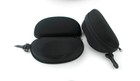 1-pack Black Zippered Eyeglasses Hard Case - Durable Safety Glasses Carry Box