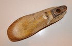 Antique Childs Wood Shoe Form Right Foot Cobbler Mold Primitive Decor Vulcan