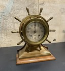 Antique Chelsea Ship s Bell Clock Mariner Model 5    Case 3 5    Face